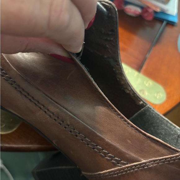 Locale Brown leather Oxford Brogues Vintage heels Size  EU39 - Picture 5 of 5